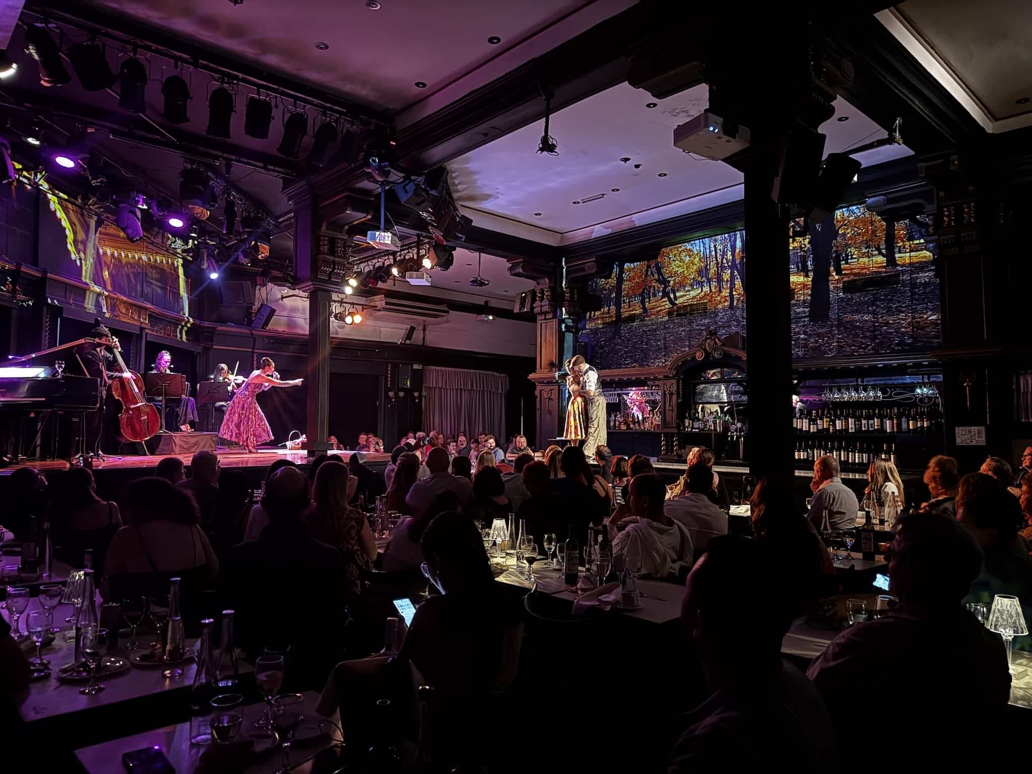 Impression VIP seating front row Tango El Querandi